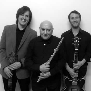 James with his trio.