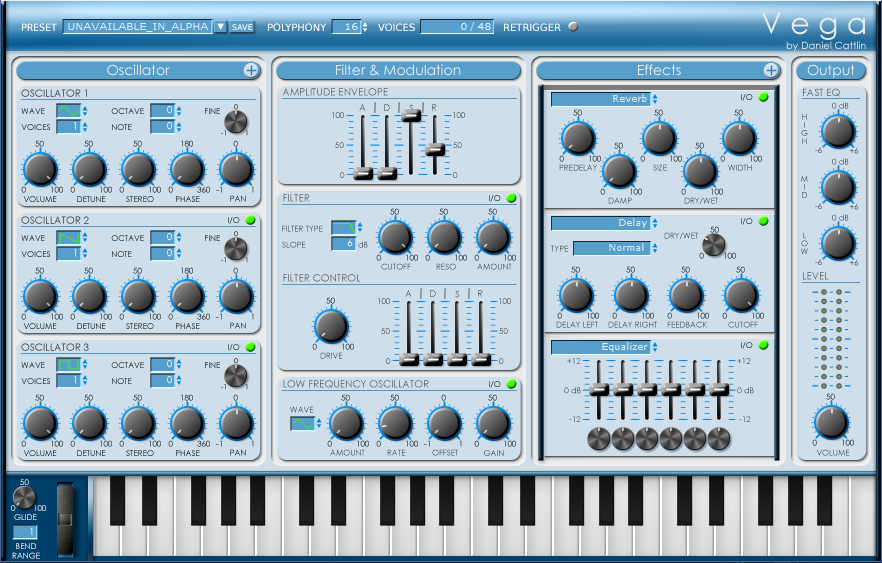 music synthesizer