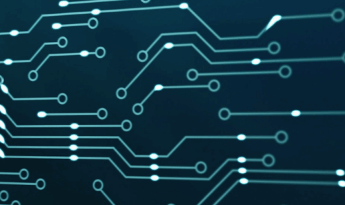 graphic image of a circuit