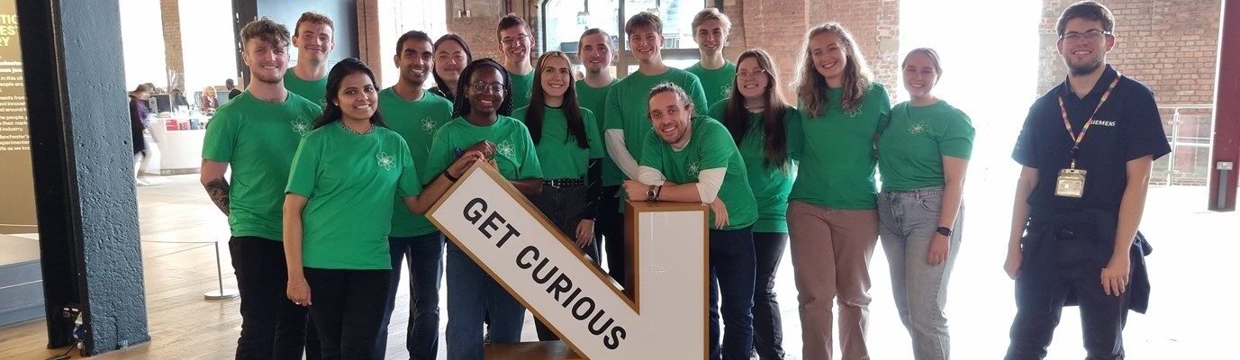PhD Students at Outreach Event