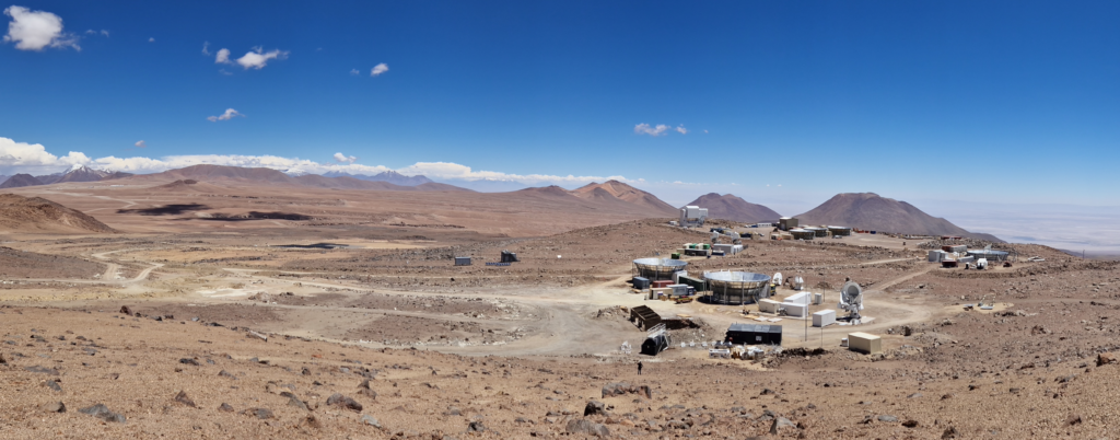 High-altitude telescopes in the Atacama Desert