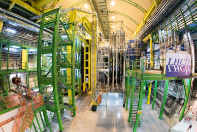 LHCb experiment cavern at LHC IP8 in September 2016