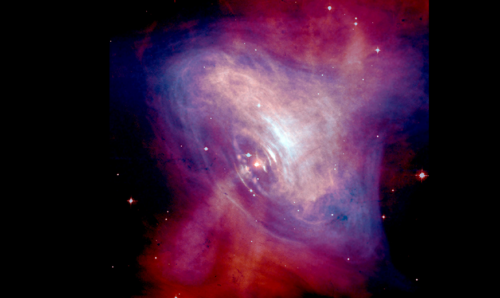 purple and white nebula