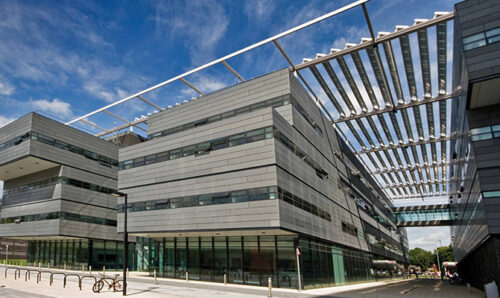 Alan Turing Building, home to the Department of Mathematics