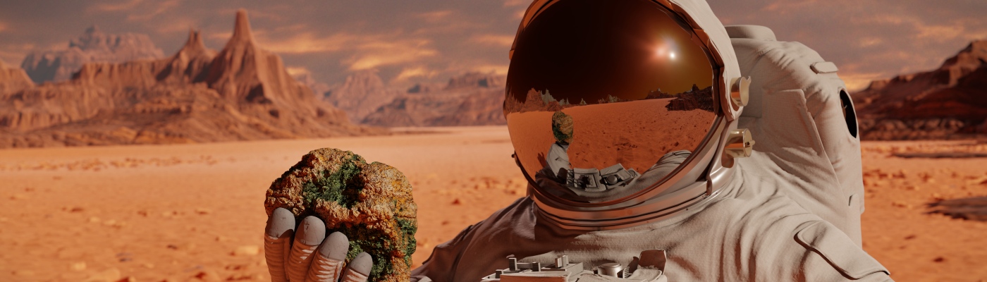 ‘Make it so’ – creating super-strength concrete from Mars dust, potatoes and salt